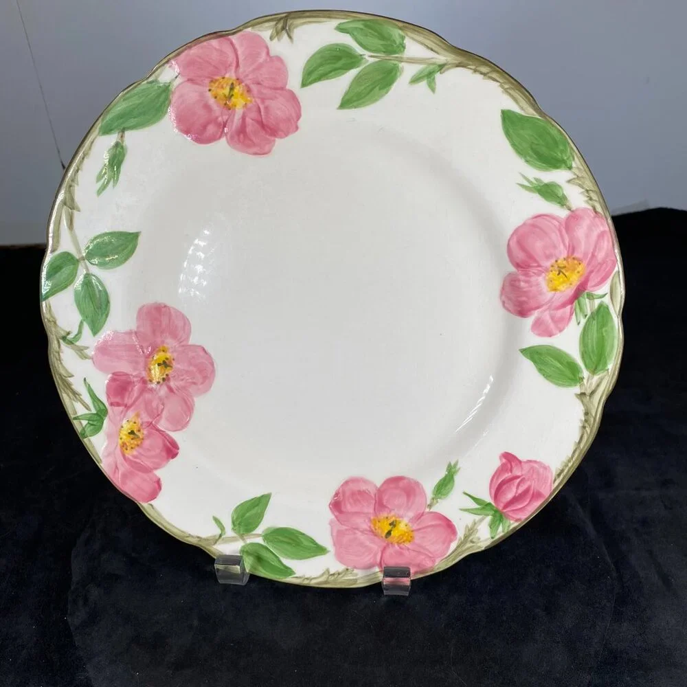 Vintage Franciscan Desert Rose Dinner Plates, very good condition and most made